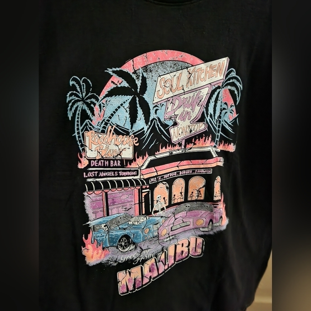ABLISS Malibu Soul Kitchen Graphic Tee New in Bag! - Picture 2 of 4